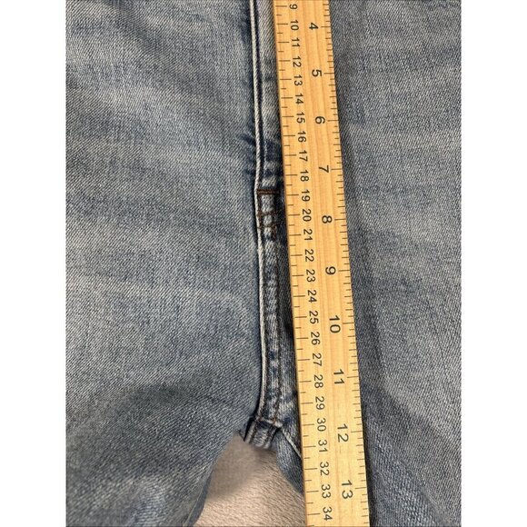 J.Crew Skinny Flare Jeans High-Rise Re-imagined Denim Blue Y2K Women's Sz 29 T - Picture 5 of 11